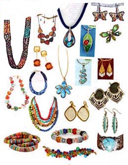 Rainbow colored and whimsical fasion jewelry